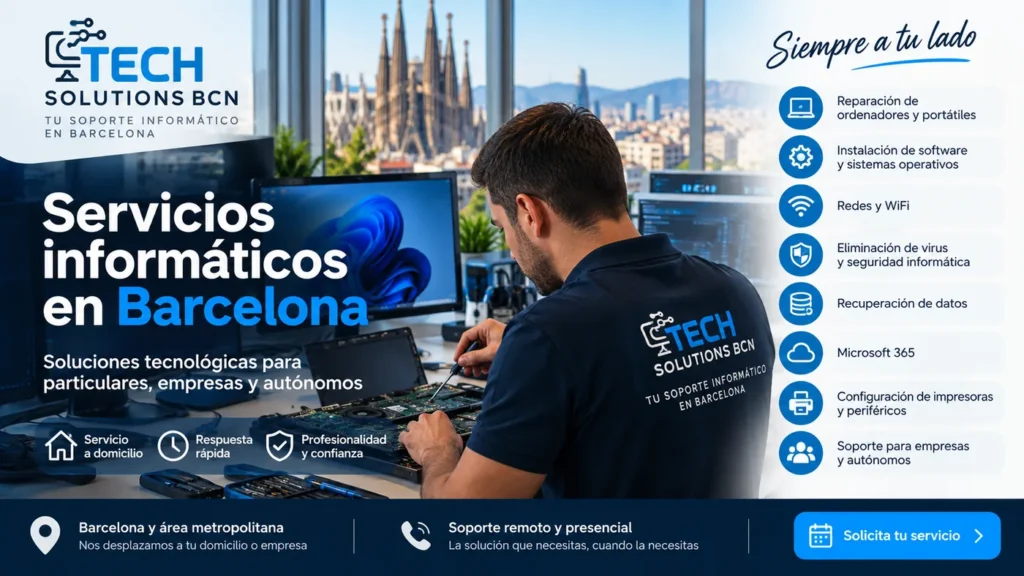 Servicios informáticos en Barcelona